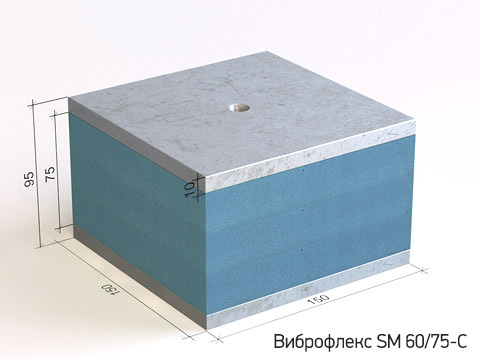 Виброопора Виброфлекс SM 60/75-С