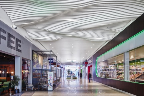 Акустические подвесные потолки Ecophon - практичный и современный материал для отделки торговых центров